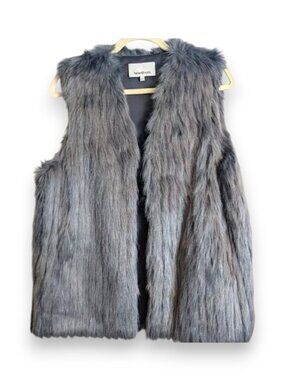 Heartloom Bardot Faux Fur Vest - Large